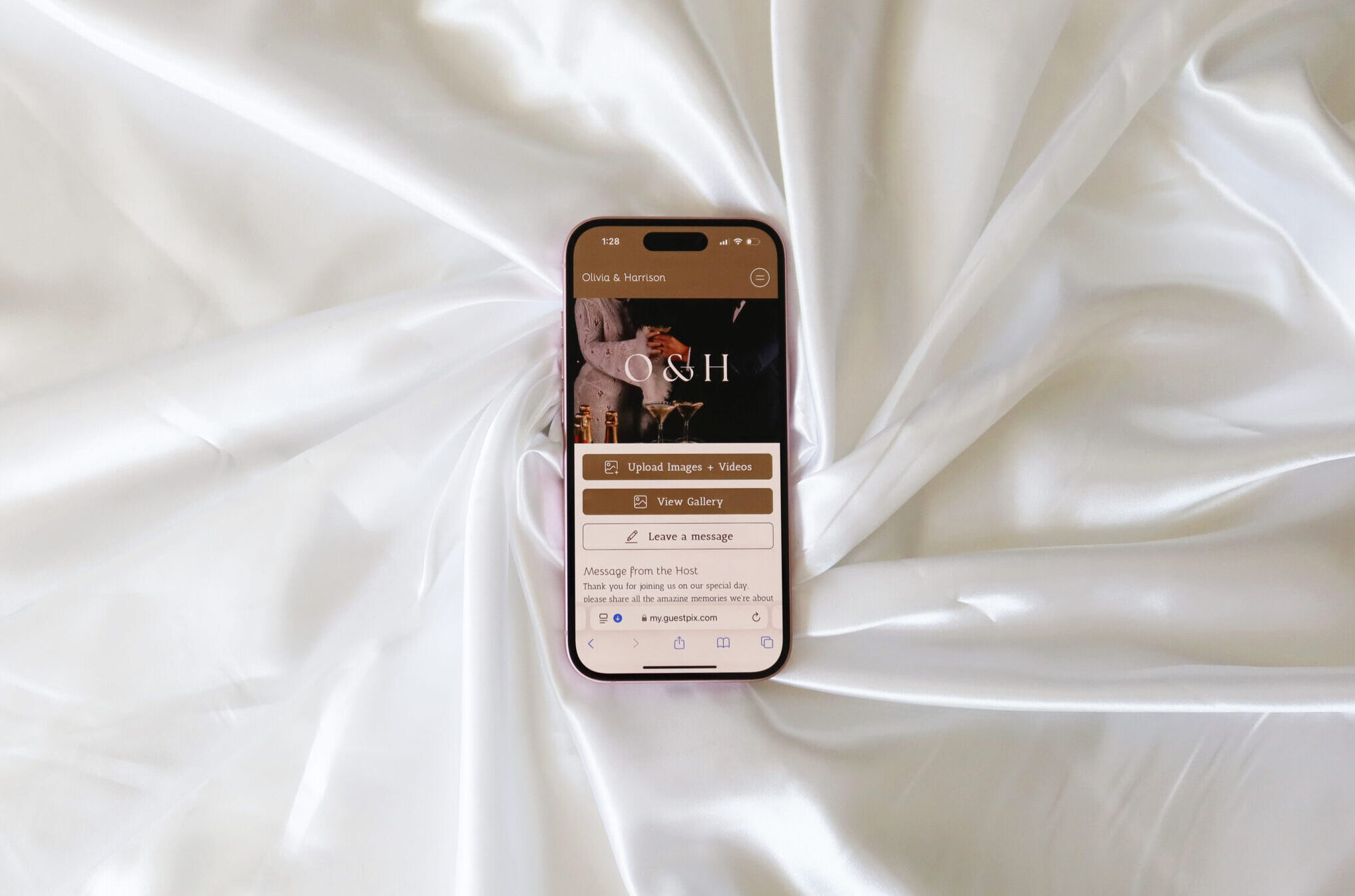 GUESTPIX Wedding Interface - GUESTPIX | #1 QR Code Event Photo Sharing Platform GUESTPIX Wedding Interface
